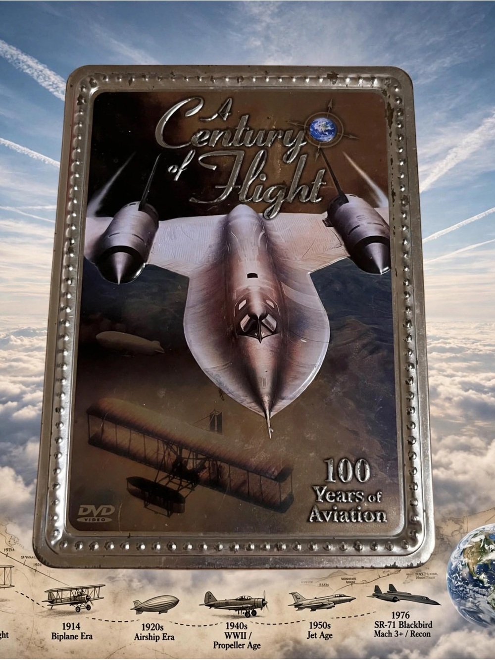 A Century of Flight: 100 Years of Aviation 4-DVD Tin Set